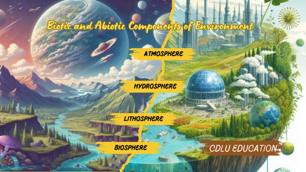 Biotic and Abiotic Components of Environment