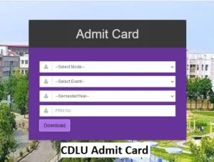 CDLU Exam 2024: Dates, Admit Card, and Preparation Tips