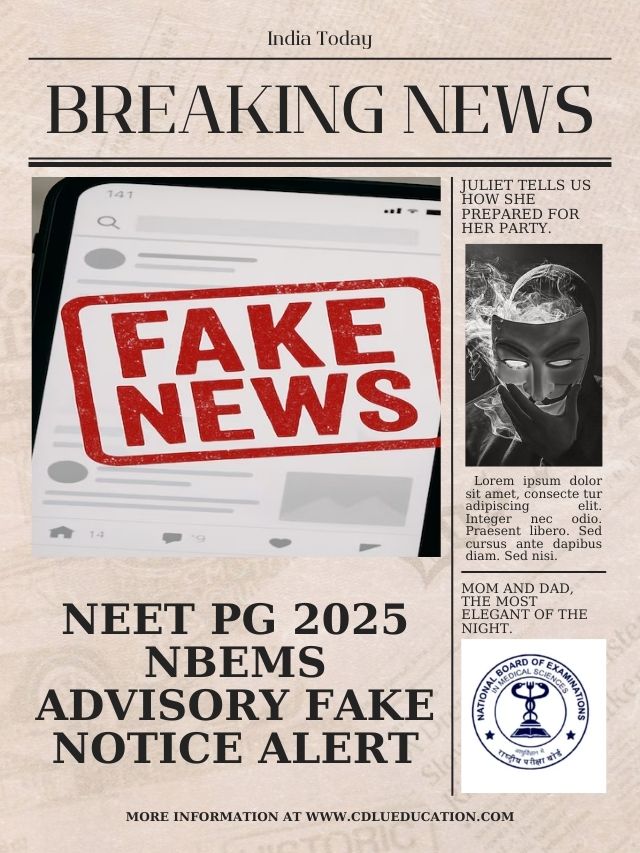 NEET PG 2025: ज़रूरी अपडेट्स और Scam अलर्ट!