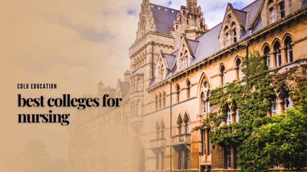 best colleges for nursing