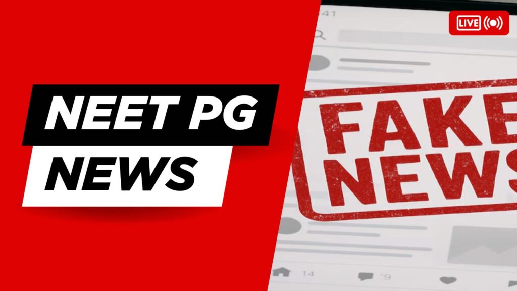 NEET PG 2025 NBEMS Advisory Fake Notice Alert