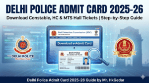 Delhi Police Admit Card 2025: Direct Download Link, Exam Dates & Exam